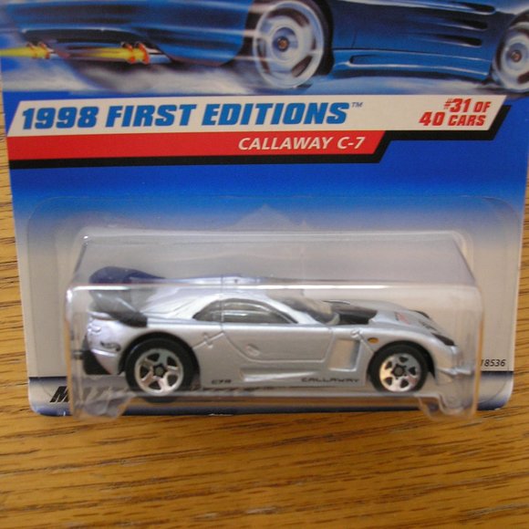 🚗1998 Hot Wheels First Editions Callaway C-7 - Picture 3 of 3